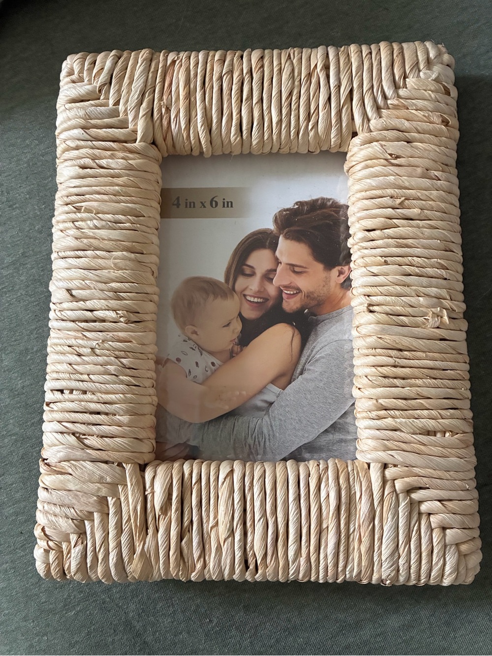 Natural Rattan Photo Frame - 4x6